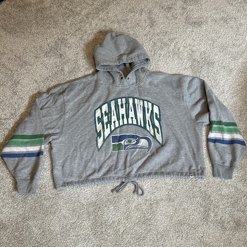 ‘47 Gray Seahawks Hoodie Sweater
